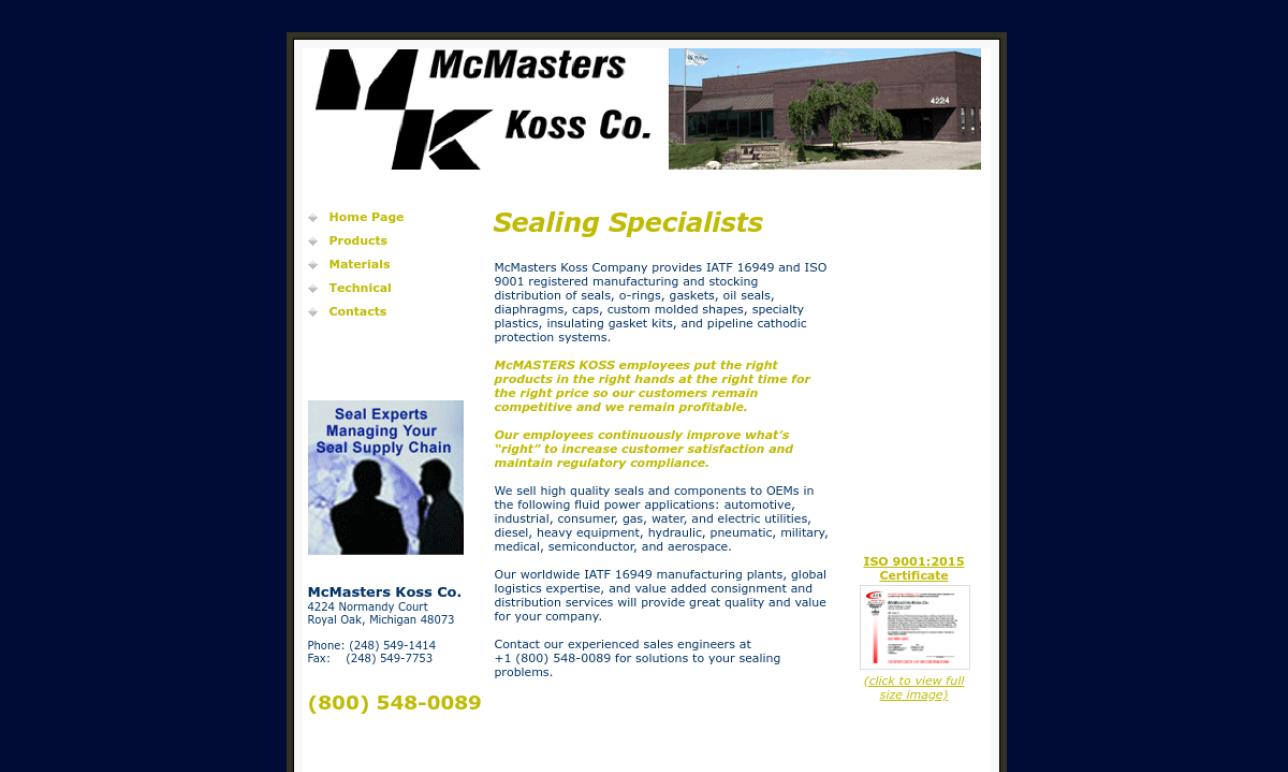 McMasters Koss Company