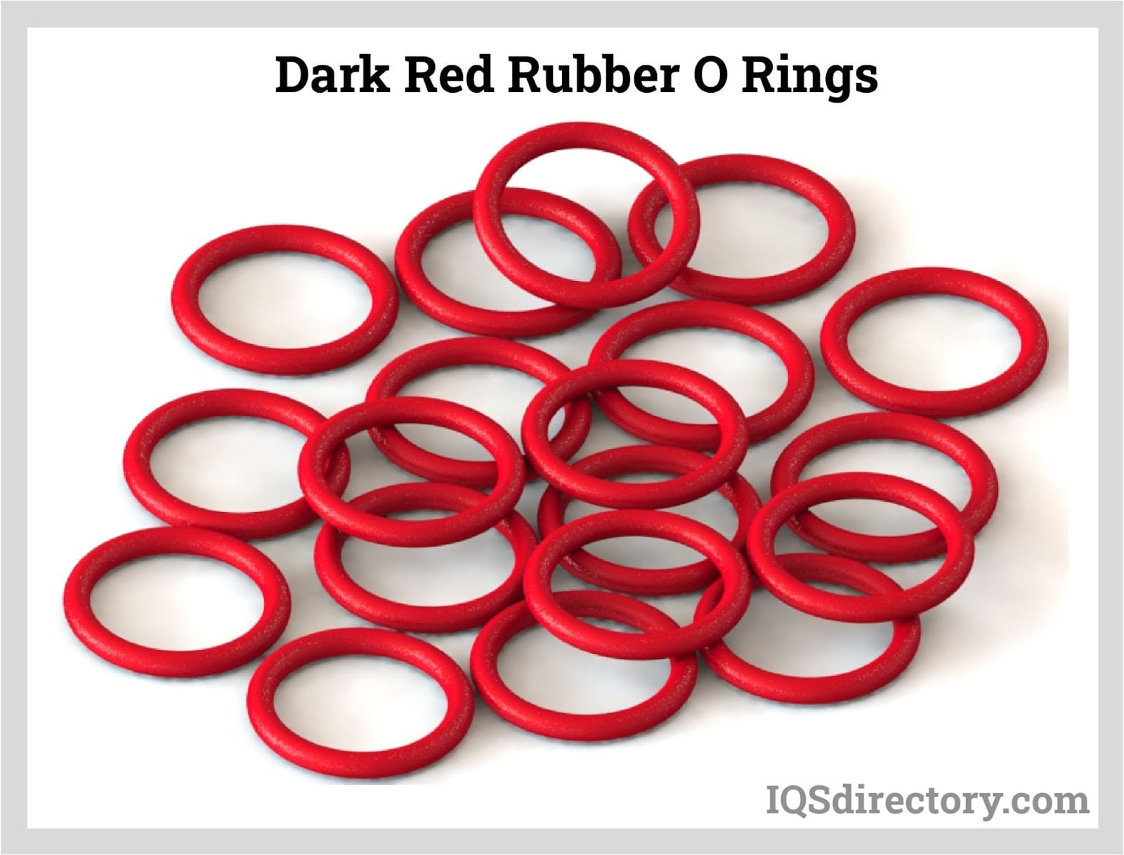 dark red rubber o ring